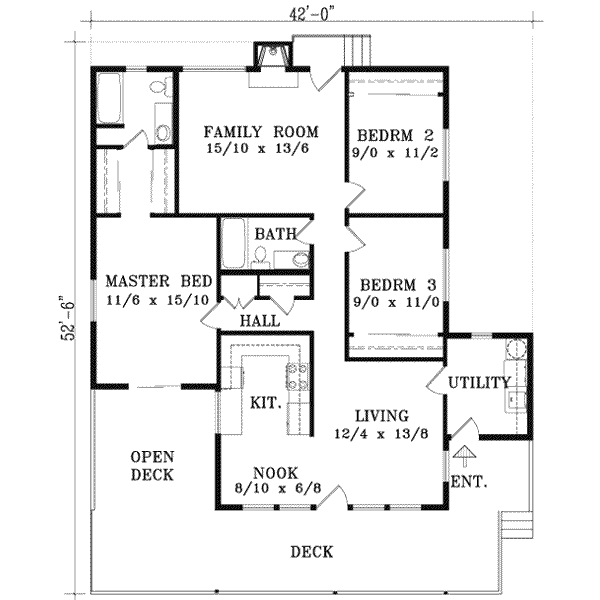 Main Floor Plan: 41-297