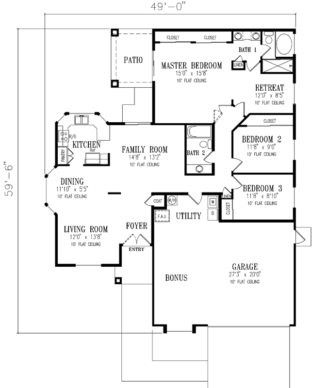 Main Floor Plan: 41-405