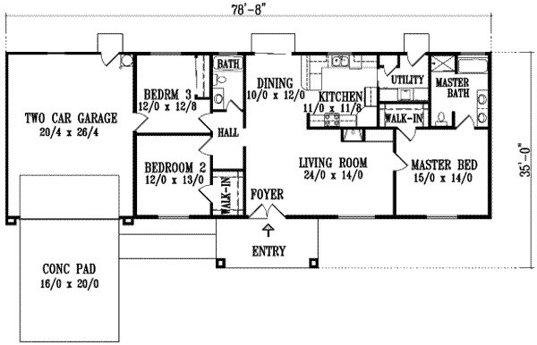 Main Floor Plan: 41-420