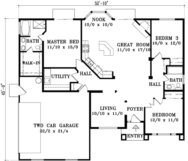 Main Floor Plan: 41-430