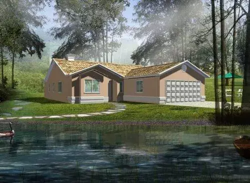 Traditional house plans 41-502 - front exterior, 1,692 sq ft, 3 bed, 2 bath house plans | Monster House Plans
