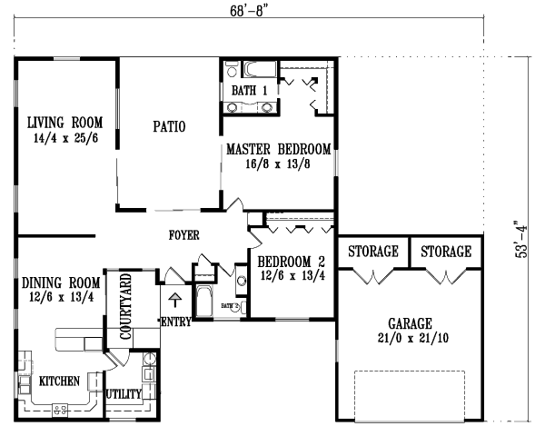Main Floor Plan: 41-517