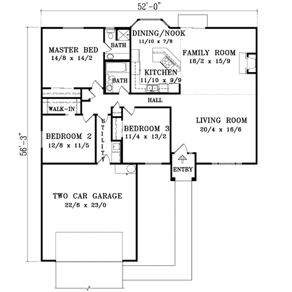 Main Floor Plan: 41-518