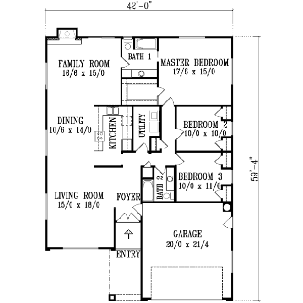 Main Floor Plan: 41-541