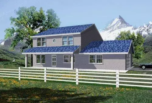 Traditional house plans 41-551 - front exterior, 1,783 sq ft, 3 bed, 3 bath house plans | Monster House Plans