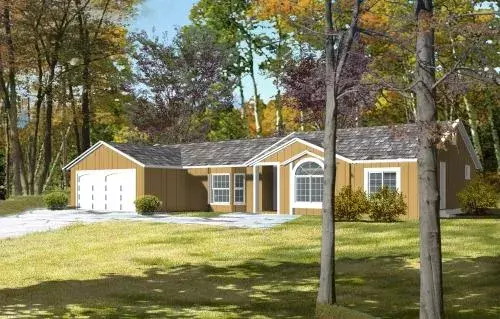 Traditional house plans 41-621 - front exterior, 1,896 sq ft, 3 bed, 2 bath house plans | Monster House Plans