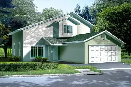 Traditional house plans 41-623 - front exterior, 1,899 sq ft, 4 bed, 3 bath house plans | Monster House Plans