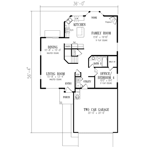 Main Floor Plan: 41-624