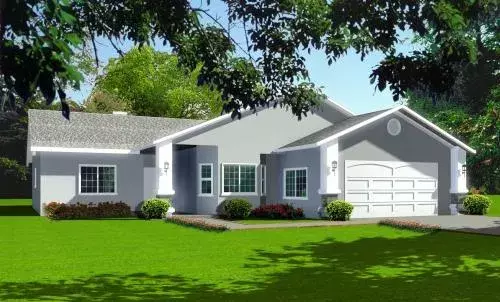 Traditional house plans 41-637 - front exterior, 1,926 sq ft, 3 bed, 2 bath house plans | Monster House Plans