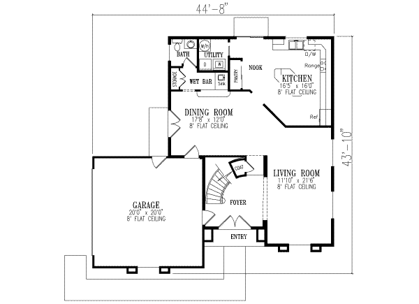 Main Floor Plan: 41-656