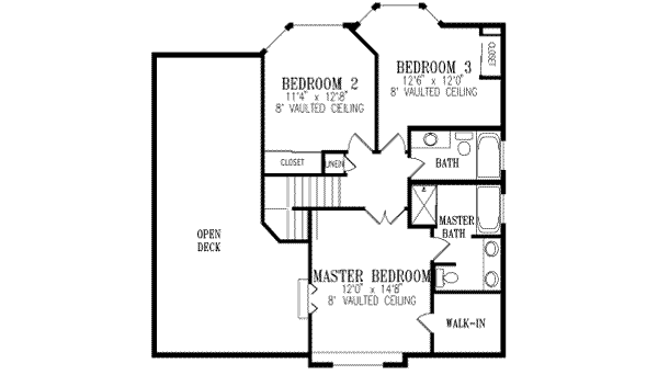 Upper/Second Floor Plan:41-659