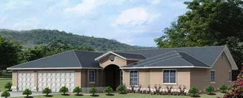 Traditional house plans 41-722 - front exterior, 2,075 sq ft, 4 bed, 3 bath house plans | Monster House Plans