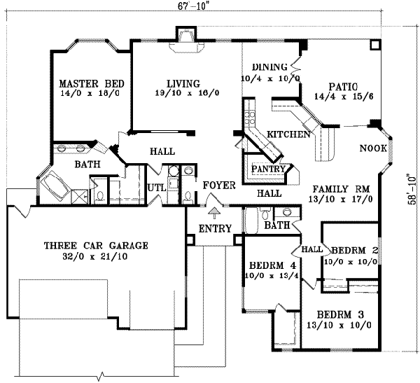 Main Floor Plan: 41-799