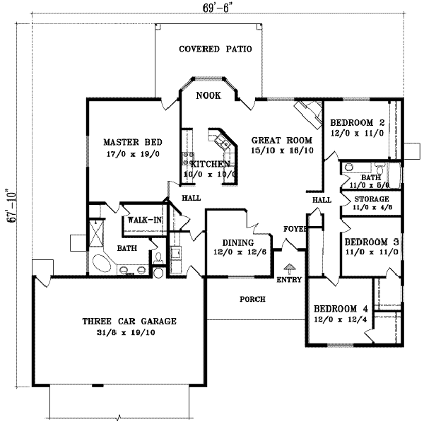 Main Floor Plan: 41-802