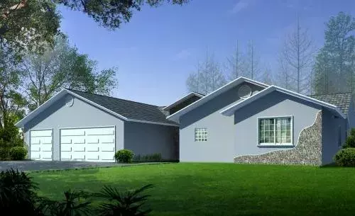 Traditional house plans 41-816 - front exterior, 2,266 sq ft, 4 bed, 3 bath house plans | Monster House Plans