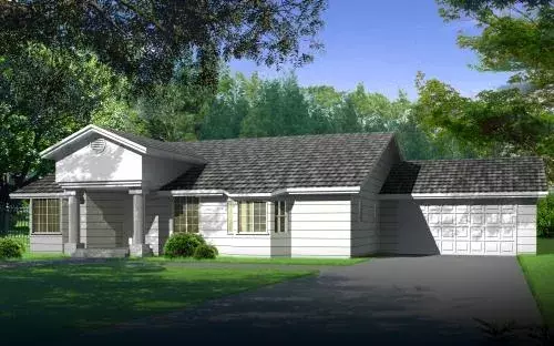Traditional house plans 41-820 - front exterior, 2,271 sq ft, 4 bed, 3 bath house plans | Monster House Plans
