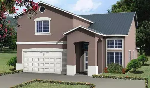 Traditional house plans 41-837 - front exterior, 2,333 sq ft, 4 bed, 2 bath house plans | Monster House Plans