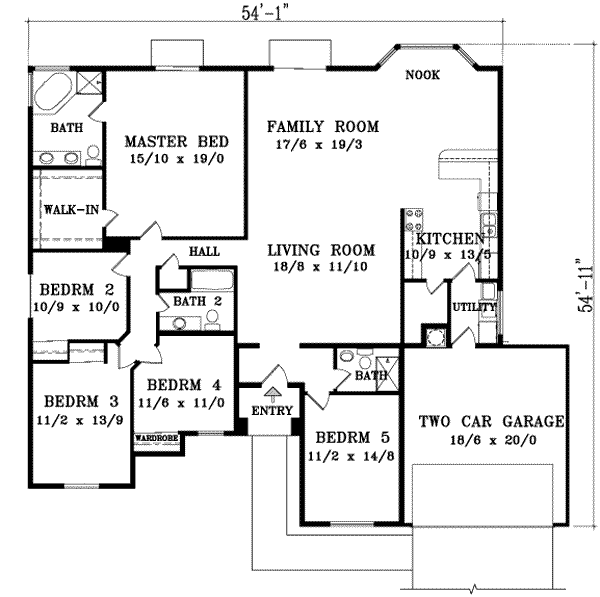 Main Floor Plan: 41-844