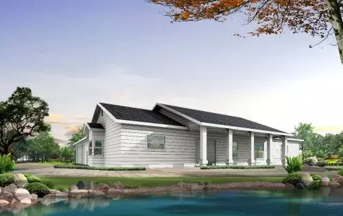 Traditional house plans 41-846 - front exterior, 2,354 sq ft, 3 bed, 2 bath house plans | Monster House Plans
