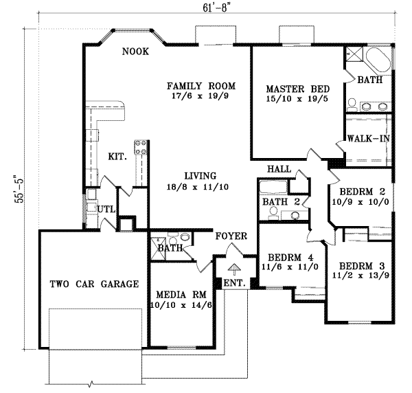 Main Floor Plan: 41-860