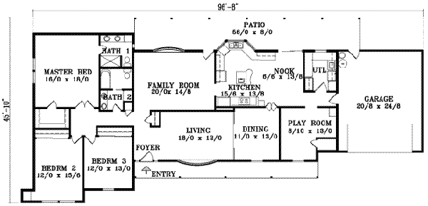 Main Floor Plan: 41-876