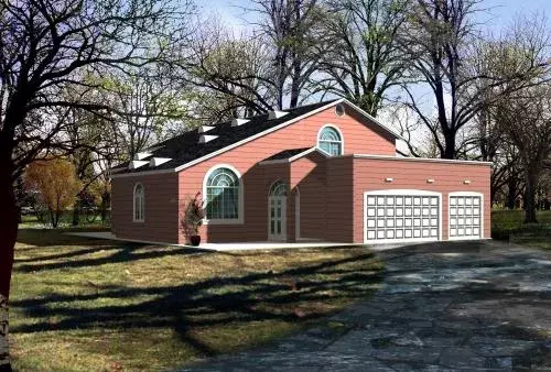 Traditional house plans 41-895 - front exterior, 2,481 sq ft, 4 bed, 3 bath house plans | Monster House Plans
