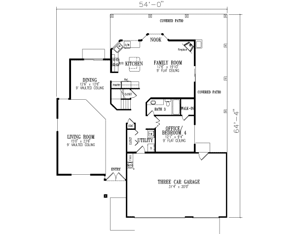 Main Floor Plan: 41-895