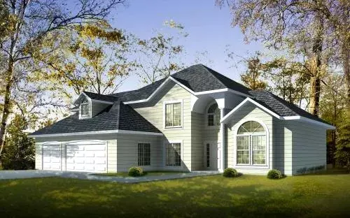 Traditional house plans 41-921 - front exterior, 2,527 sq ft, 3 bed, 2 bath house plans | Monster House Plans