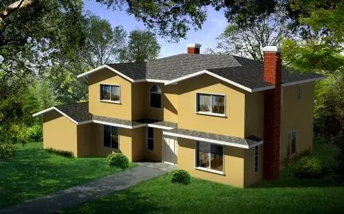 Traditional house plans 41-922 - front exterior, 2,529 sq ft, 4 bed, 3 bath house plans | Monster House Plans