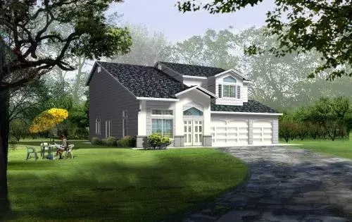 Traditional house plans 41-938 - front exterior, 2,575 sq ft, 3 bed, 3 bath house plans | Monster House Plans