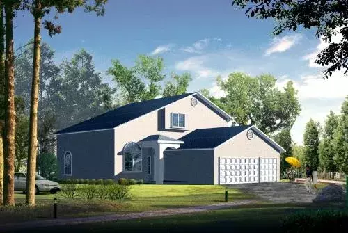 Traditional house plans 41-970 - front exterior, 2,650 sq ft, 4 bed, 3 bath house plans | Monster House Plans