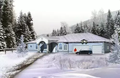Traditional house plans 41-989 - front exterior, 2,735 sq ft, 4 bed, 3 bath house plans | Monster House Plans