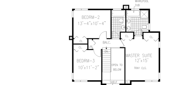 Upper/Second Floor Plan:43-118
