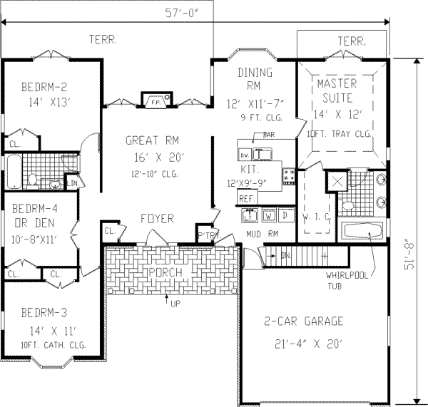 Main Floor Plan: 43-138
