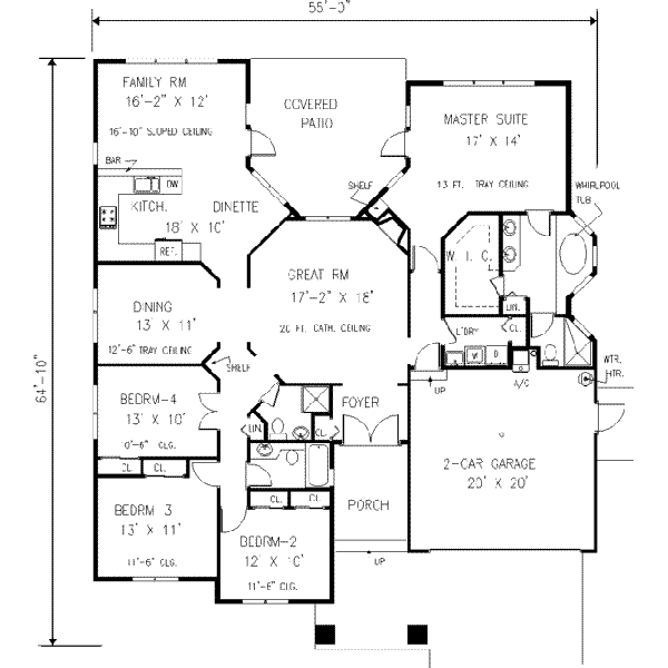 Main Floor Plan: 43-181