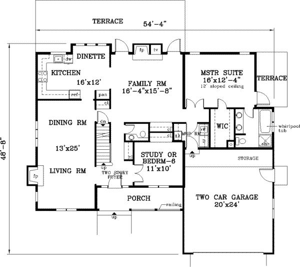 Main Floor Plan: 43-191