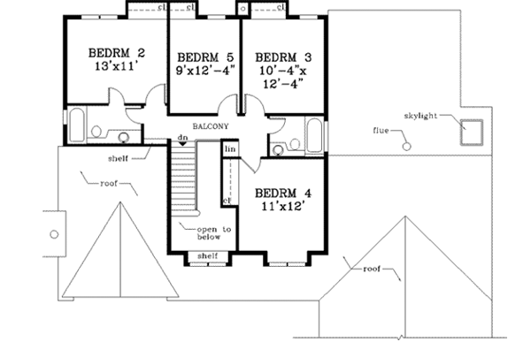 Upper/Second Floor Plan:43-191