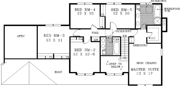 Upper/Second Floor Plan:43-197