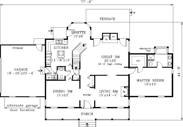 Main Floor Plan: 43-201