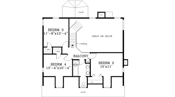 Upper/Second Floor Plan:43-201