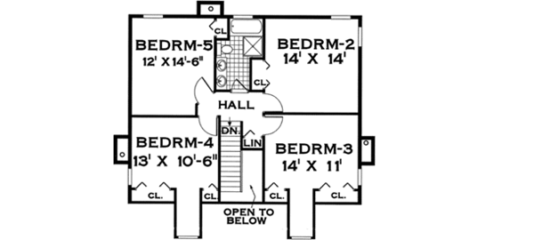 Upper/Second Floor Plan:43-206