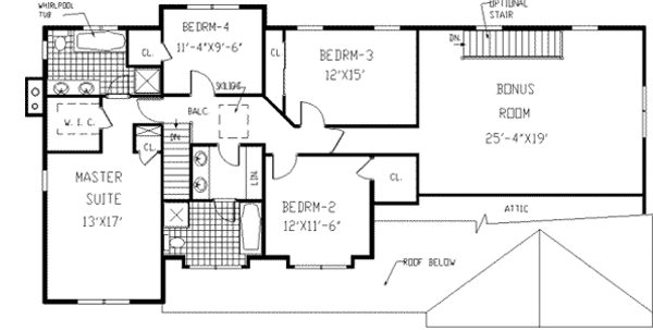 Upper/Second Floor Plan:43-220
