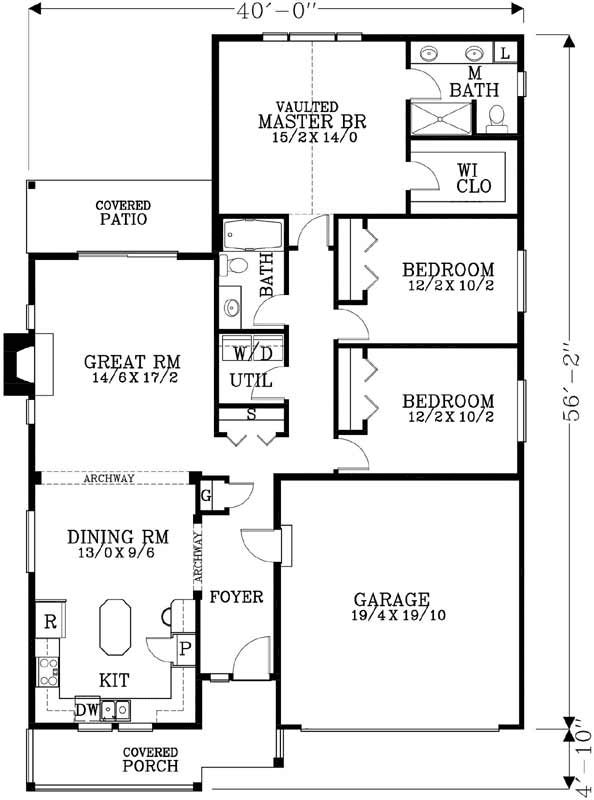 Main Floor Plan: 44-503