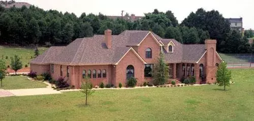 European house plans 46-137 - front exterior, 4,144 sq ft, 4 bed, 5 bath house plans | Monster House Plans