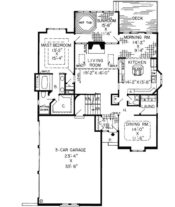 Main Floor Plan: 46-208