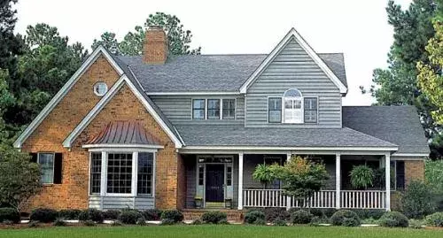 French Country house plans 46-210 - front exterior, 3,176 sq ft, 3 bed, 3 bath house plans | Monster House Plans