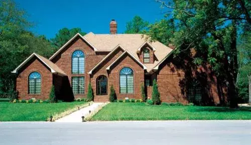 French Country house plans 46-211 - front exterior, 4,562 sq ft, 5 bed, 4 bath house plans | Monster House Plans