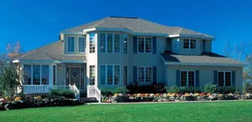 Traditional house plans 46-218 - front exterior, 3,276 sq ft, 4 bed, 2 bath house plans | Monster House Plans