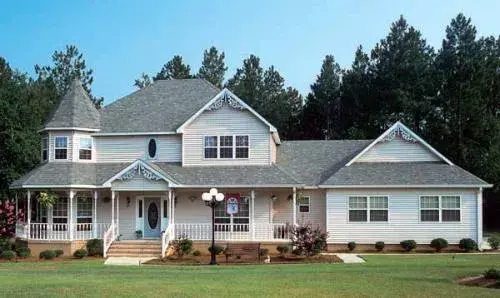 Victorian house plans 46-220 - front exterior, 2,281 sq ft, 3 bed, 2 bath house plans | Monster House Plans