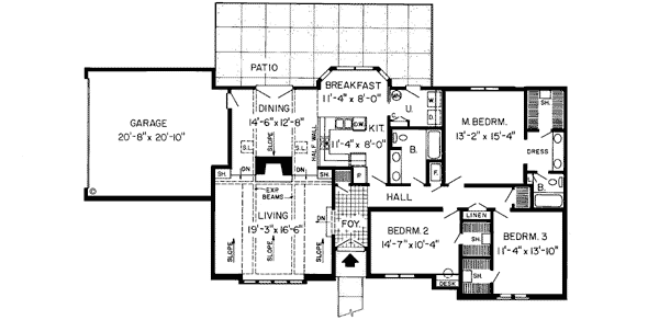 Main Floor Plan: 46-232